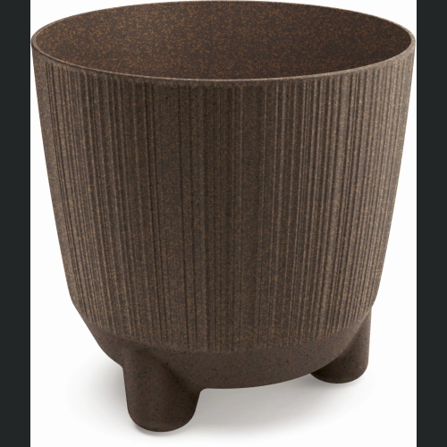 Doniczka osłonka RYFO N ECO Wood DRF130NW 13 h12 - Kawa