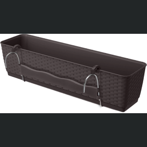 Skrzynka rattan RATOLLA DRL600PW 59x15 h14 + haki - Umbra
