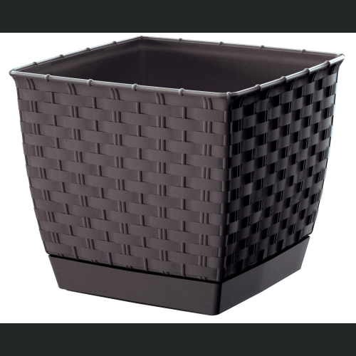 Doniczka RATOLLA square DRLK145 14x14 h12 - Umbra