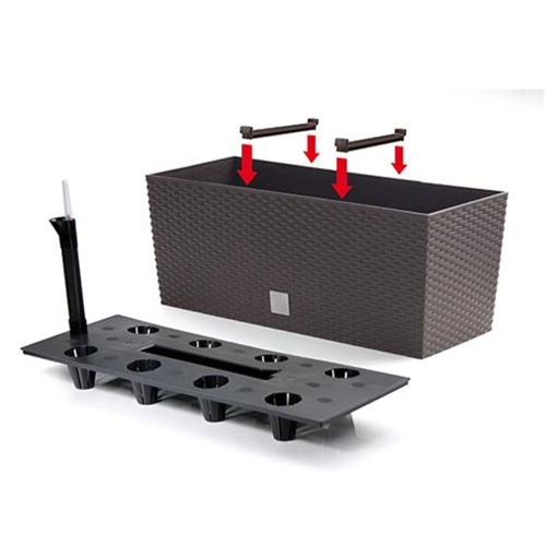 Skrzynka rattan Rato DRTC600 60x25 h24 + system - Umbra