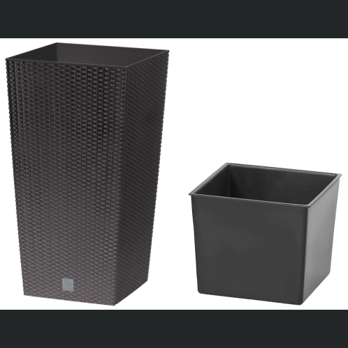 Doniczka rattan Rato Square DRTS200 20x20 h37 - Umbra