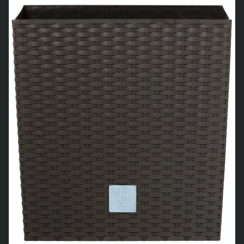 Doniczka rattan Rato Low DRTS225L 22x22 h23 - Umbra