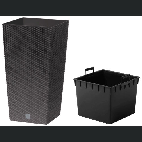Doniczka rattan Rato Square DRTS265 26x26 h50 - Umbra
