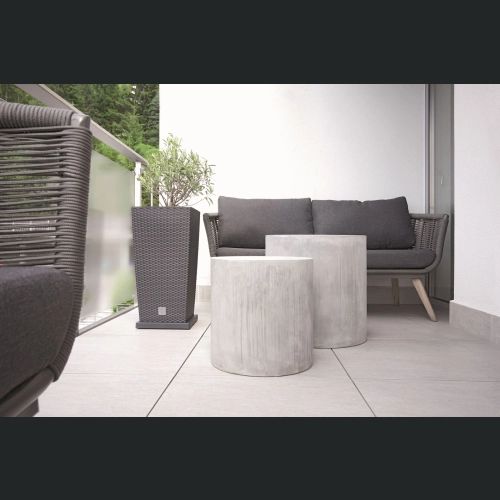 Doniczka rattan Rato Square DRTS400 40x40 h75 - Umbra