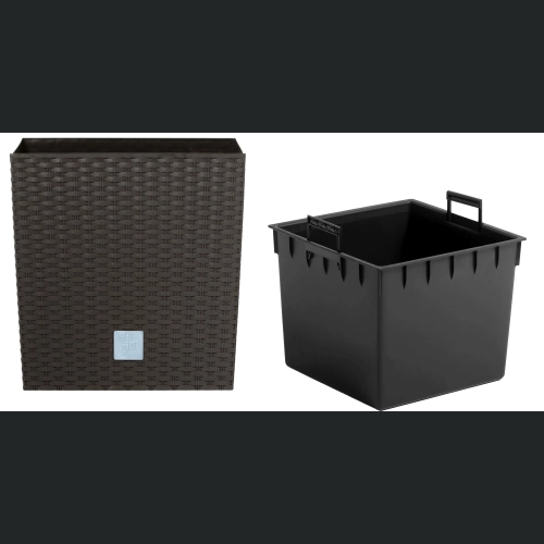 Doniczka rattan Rato Low DRTS400L 40x40 h41 - Umbra