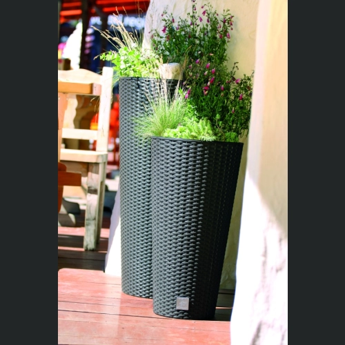 Doniczka rattan RATO Tubus DRTUS250 25 h48 - Umbra