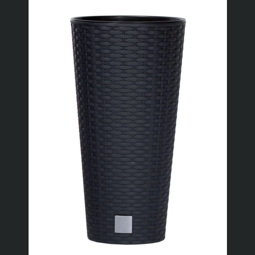 Doniczka rattan RATO Tubus DRTUS250 25 h48 - Antracyt