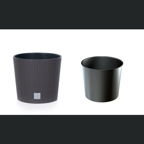 Donica rattan RATO Round DRTUS300L 30 h27 - Umbra