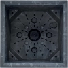 Donica Sierra Square Beton Effect DSI300E 29x29 h29 - Czarny beton