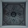 Donica Sierra Square Beton Effect DSI400E 40x40 h37 - Marengo