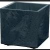 Donica Sierra Square Beton Effect DSI400E 40x40 h37 - Antracyt