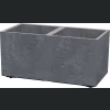 Donica Sierra Case Beton Effect DSI600E 58x29 h29 - Marengo