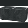 Donica Sierra Case Beton Effect DSI800E 77x39 h37 - Czarny beton
