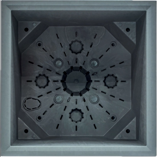 Donica Sierra Square Beton Effect DSI300E 29x29 h29 - Marengo