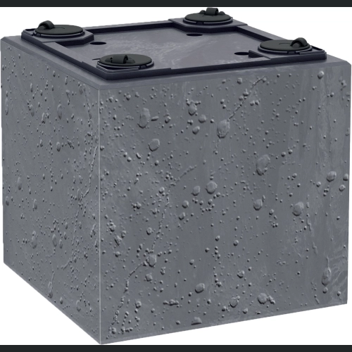 Donica Sierra Square Beton Effect DSI300E 29x29 h29 - Marengo