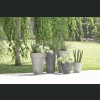 Doniczka Tubus Slim Beton Effect DTUS150E 15x29 Antracyt