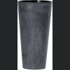 Doniczka Tubus Slim Beton Effect DTUS150E 15x29 Antracyt