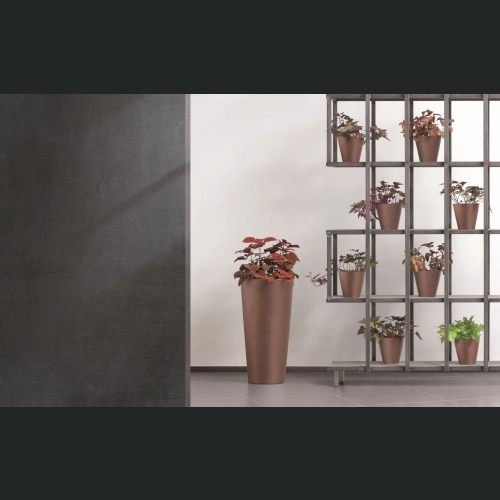Doniczka Tubus Slim Corten DTUS150C 15 h29  Stal