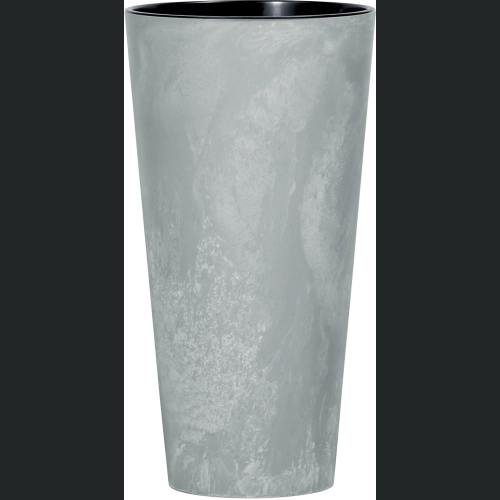 Doniczka Tubus Slim Beton Effect DTUS200E 20 h38 - Beton