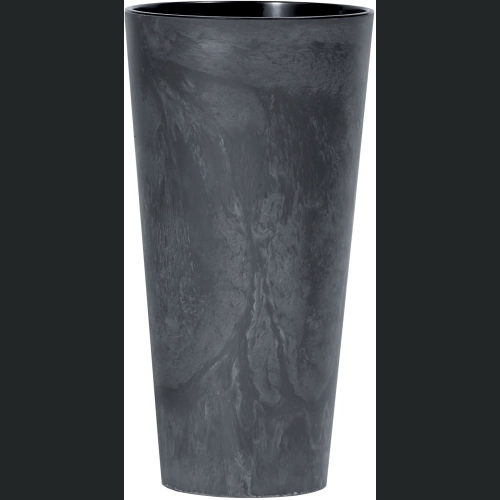 Doniczka Tubus Slim Beton Effect DTUS300E 30x58 Antracyt