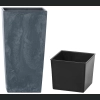 Doniczka Urbi Square Beton Effect DURS140E 14x14 h26 - Antracyt
