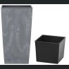 Doniczka Urbi Square Beton Effect DURS225E 22x22 h42 - Marengo