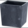 Doniczka Urbi Low Beton EFFECT DURS240LE 24x24 h23 - Antracyt