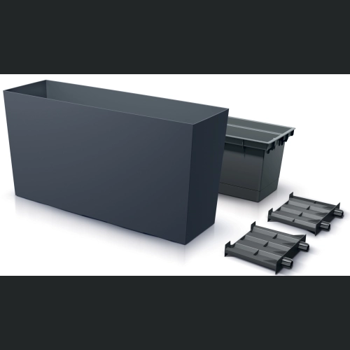 Skrzynka Urbi Case MIDDLE DUC800M 77x23 h40 - Antracytowa