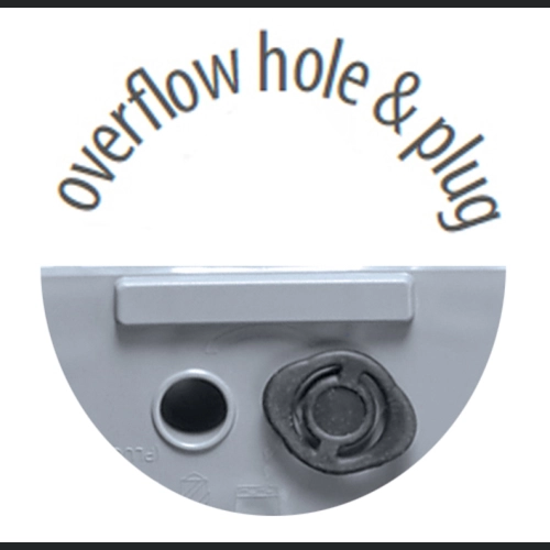 Doniczka Urbi Low DURS300L 30x30 h29 - Biała