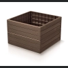 Rabata ogrodowa Base Woody IBWS 75,6x75,6 h25 - Rustykalna cegła