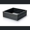 Rabata ogrodowa Base Woody IBWS 75,6x75,6 h25 - Antracyt