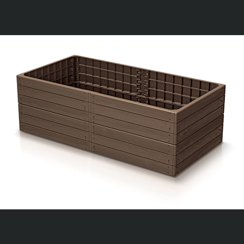Rabata ogrodowa Base Woody IBWR 150x75,6 h25 - Rustykalna cegła