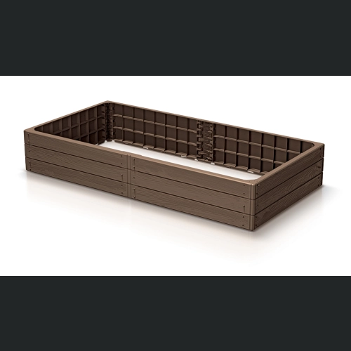Rabata ogrodowa Base Woody IBWR 150x75,6 h25 - Rustykalna cegła
