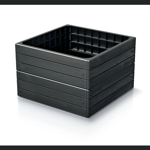 Rabata ogrodowa Base Woody IBWS 75,6x75,6 h25 - Antracyt