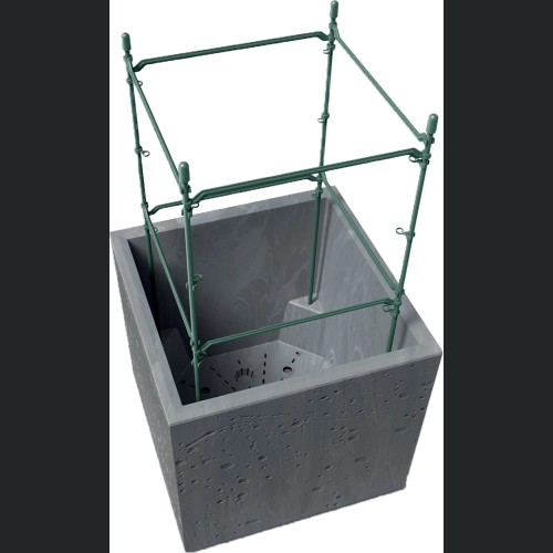 Podpora do roślin FLOO Supports IFLS1 21 x 21 h120 - Zielony leśny