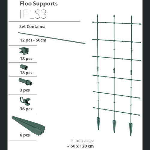 Podpora do roślin FLOO Supports IFLS3 60 h120 - Zielony leśny