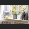 Doniczka - osłonka KORA textil 18x18 h18 - Szara