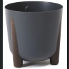 Doniczka Frida ECO recycled 34 h32 - Antracyt
