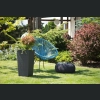 Doniczka Finezja + wkład 35x35 h68 - Grafit rattan