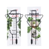 2 x Podpórka do roślin drabinka 42 - 45 cm - wzór geometryczny