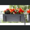 Skrzynka Begonia 19x56 h19,5 - Grafit dłuto