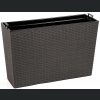 Skrzynka Werbena 19x56 h36 - Grafit rattan
