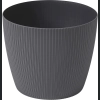 Doniczka MAGNOLIA Jumper ECO recycled 22 h18 - Antracyt