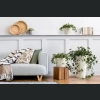 Donica LILIA Jumper ECO recycled + wkład 40 h75 - Kremowy
