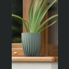 Doniczka MIRA ECO recycled 19 h22,5 + wkładka - Szarozielona
