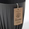 Doniczka MIRA ECO recycled 25 h30 + wkładka - Antracyt
