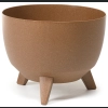 Doniczka misa Roma ECO wood 24 h20 - Naturalne drewno