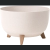 Doniczka misa Roma ECO wood 40 h25 - Biały