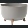 Doniczka misa Roma ECO wood 40 h25 - Szara