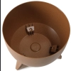 Doniczka misa Roma ECO wood 40 h25 - Naturalne Drewno